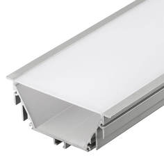 Профиль для ленты Профиль с рассеивателем Arlight ALU-POWER-RW80F-2000 ANOD+FROST 016472