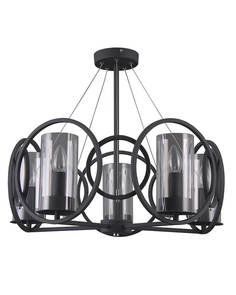 Люстра Подвесная люстра Lumien Hall Олави 3302/5P-SBK-CL