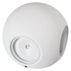 Светильник Уличный настенный светодиодный светильник Arlight LGD-Wall-Orb-4WH-8W Warm White 021819