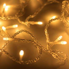 Гирлянда Светодиодная гирлянда Ardecoled нить 230V теплый белый/белый ARD-String-Home-5000-Clear-50Led-Flash Warm 025750