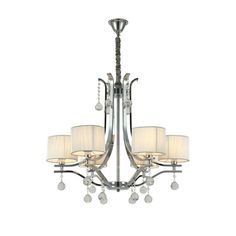 Люстра Подвесная люстра Lumina Deco Fontenea LDP 8443-6 CHR