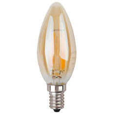 Лампочка Лампа светодиодная ЭРА E14 9W 4000K золотая F-LED B35-9W-840-E14 gold Б0047035 ERA