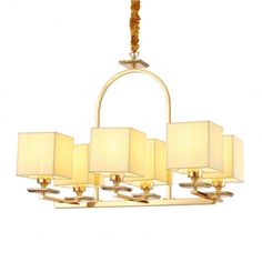 Люстра Подвесная люстра Lumina Deco Liniano LDP 17100-6 GD