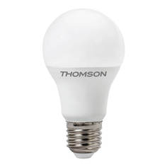 Лампочка Лампа светодиодная диммируемая Thomson E27 9W 4000K груша матовая TH-B2158