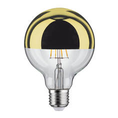 Лампочка Лампа светодиодная филаментная диммируемая Paulmann E27 6,5W 2700К зеркальная 28675