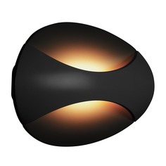 Светильник Настенный светодиодный светильник iLedex Flux ZD7151-6W BK Black+Gold