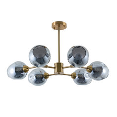 Люстра Потолочная люстра Arte Lamp Yuka Smoky A7759PL-6PB