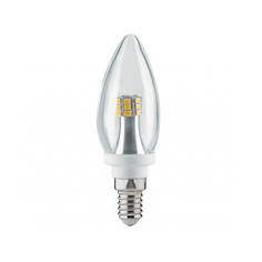 Лампочка Лампа светодиодная E14 4W 2700K свеча прозрачная 28315 Paulmann