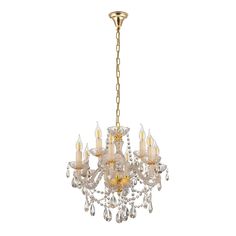 Люстра Подвесная люстра Lumina Deco Eliza LDP 7026-6+3 SL+GD