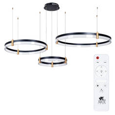 Светильник Подвесной светодиодный светильник Arte Lamp Mercury A2185SP-3BK