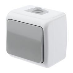 Выключатель одноклавишный ЭРА Intro Atlantic 10AX 250V 5-101-03 Б0050940 ERA