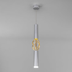 Светильник Подвесной светодиодный светильник Eurosvet Lance 50191/1 LED матовое серебро/матовое золото