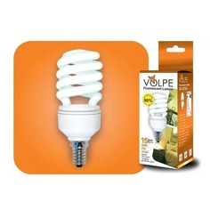 Лампочка Лампа энергосберегающая Volpe E14 15W 2700K матовая CFL-H T2 220-240V 15W E14 2700K 01561