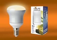 Лампочка Лампа энергосберегающая Volpe E14 9W 4200K матовая CFL-R 50 220-240V 9W E14 4200K 04282