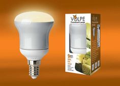 Лампочка Лампа энергосберегающая Volpe E14 9W 2700K матовая CFL-R 50 220-240V 9W E14 2700K 02979