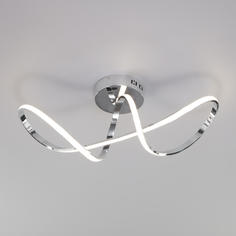 Светильник Потолочный светодиодный светильник Eurosvet Fold 90112/1 хром