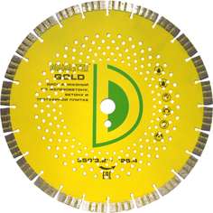 Сегментный перфорированный диск алмазный по железобетону Diamaster