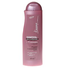 Шампунь Вiтэкс, Восстановление с кашемиром и биотином, для сухих и поврежденных волос, 500 мл Viteks