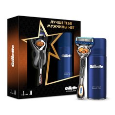 Подарочный набор для мужчин Gillette Fusion ProGlide Flexball (гель для бритья 75 мл, бритва и сменная кассета)