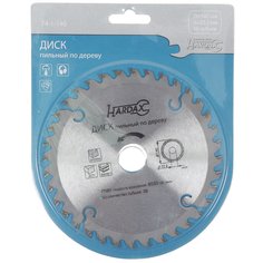 Диск пильный по дереву, Hardax, 140х22.2 мм, 36 зубьев, + кольцо 16 мм, 74-1-140/141