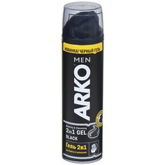 Гель для бритья и умывания, ARKO, Men Black, 200 мл, 506892