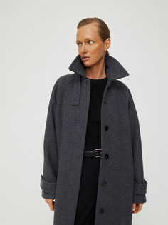 Прямое пальто из плотной шерсти 12 Storeez