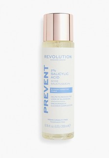 Тоник для лица Revolution Skincare Для проблемной кожи, Prevent 2% Salicylic Acid Liquid Exfoliator Tonic, 200 мл