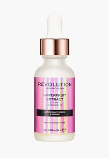 Сыворотка для лица Revolution Skincare увлажняющая, с блеском, Superfruit Extract, 30 мл