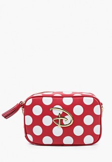 Сумка Loungefly Disney Red/White Polka Dot Disney Logo Crossbody Bag WDTB1864