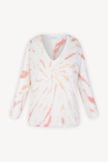 Пуловер с розовым принтом Laelle Gerard Darel