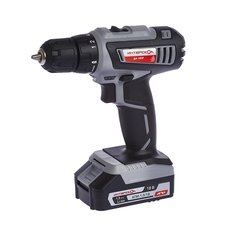 Дрель-шуруповерт Интерскол ДА-18ЭР 536.0.2.02 аккумуляторная, Li-ion АПИ, 2 АКБ 2Ач