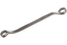 Накидной гаечный ключ изогнутый Зубр 13 x 14 мм