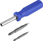 Отвертка универсальная 4 в 1 Deko BS04 (4 предмета) черно-желтый ДЕКО