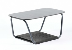 Журнальный стол гранада (outdoor) черный 100x40x65 см.