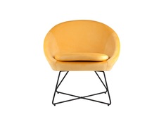 Кресло колумбия (stoolgroup) желтый 70x73x66 см.