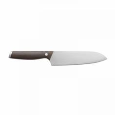 Нож сантоку Berghoff 17,5см, с рукоятью из темного дерева