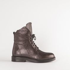 Бронзовые кожаные ботинки Calipso
