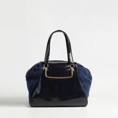 Синяя сумка из эко-кожи Velvet