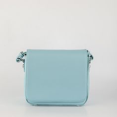 Голубая сумка из эко-кожи Velvet