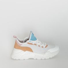 Белые текстильные кеды Calipso