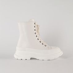 Белые ботинки из эко-кожи Calipso