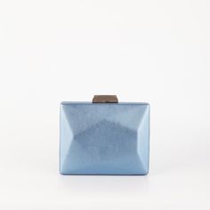 Синяя сумка-клатч из эко-кожи Calipso