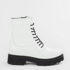 Белые кожаные ботинки Calipso