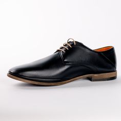 Черные кожаные туфли Calipso