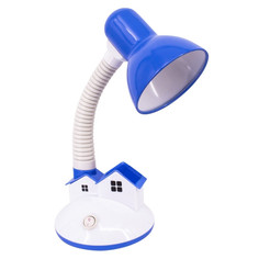 Лампы настольные для детских лампа настольная LEEK Blue голубой E27 1х20Вт пластик голубой