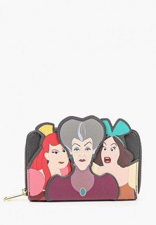 Кошелек Loungefly Disney Villains Scene Evil Stepmother And Step Sisters Zip Around Wallet WDWA1854