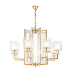 Люстра Подвесная люстра Lumina Deco Manhattan LDP 8012-8 F.GD