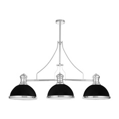 Люстра Подвесная люстра Lumina Deco Ettore LDP 710-3 BK+CHR