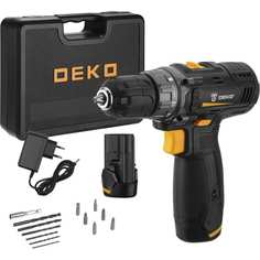 Аккумуляторная дрель-шуруповерт DEKO ДЕКО