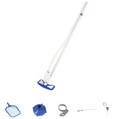 Набор для чистки бассейна стойка, сетка, скиммер, шланг, адаптер, Bestway, Deluxe, 58237BW